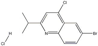 6-Bromo-4-chloro-2-isopropylquinoline hydrochloride|