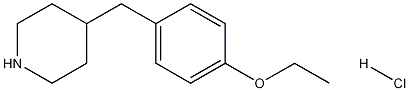 4-(4-Ethoxy-benzyl)-piperidine hydrochloride Struktur