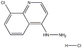 8-Chloro-4-hydrazinoquinoline hydrochloride Struktur