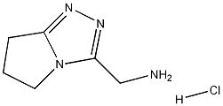 1-(6,7-二氢-5H-吡咯【2,1-C】[1,2,4]三唑-3-甲胺 盐酸盐, 1171236-13-7, 结构式