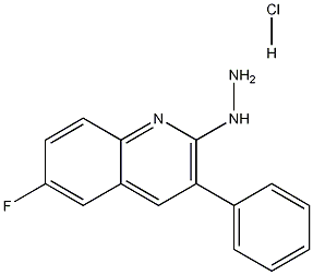 6-Fluoro-2-hydrazino-3-phenylquinoline hydrochloride,1171446-43-7,结构式