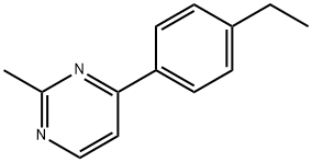 4-(4-乙基苯基)-2-甲基嘧啶 结构式