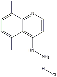 5,8-Dimethyl-4-hydrazinoquinoline hydrochloride 结构式