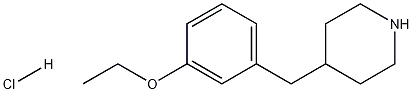 4-(3-Ethoxy-benzyl)-piperidine hydrochloride 结构式