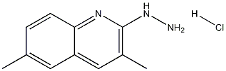 3,6-Dimethyl-2-hydrazinoquinoline hydrochloride Structure
