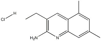 2-Amino-5,7-dimethyl-3-ethylquinoline hydrochloride|