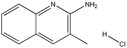 2-Amino-3-methylquinoline hydrochloride 化学構造式