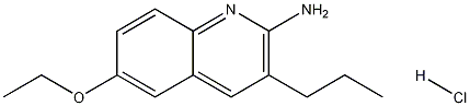 2-Amino-6-ethoxy-3-propylquinoline hydrochloride Structure