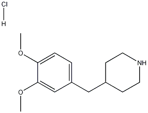 4-(3,4-Dimethoxy-benzyl)-piperidine hydrochloride Structure