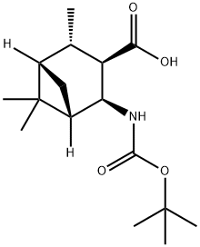 (1S,2S,3R,4S,5S)- 2-tert-Butoxy-carbonylamino-4,6,6-trimethylbi-cyclo[3.1.1]heptane-3-carboxylic acid|