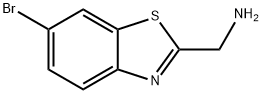 (6-Bromobenzo[d]thiazol-2-yl)methanamine Struktur