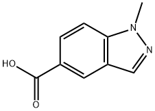 1-甲基-1H-吲唑-5-羧酸,1176754-31-6,结构式