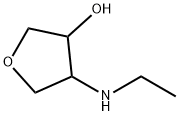 4-(乙氨基)四氢-3-羟基呋喃, 1178259-08-9, 结构式