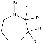 Bromazepam-d4 化学構造式