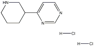 4-(piperidin-3-yl)pyrimidine 2HCl Struktur