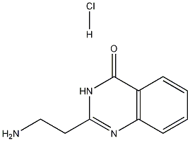 2-(2-Aminoethyl)-4(3H)-quinazolinonemonohydrochloride 化学構造式