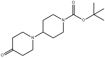 Tert-butyl 4-oxo-1,4'-bipiperidine-1'-carboxylate Struktur
