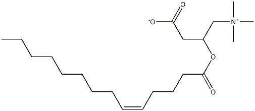 5-cis-Tetradecenoyl Carnitine Struktur