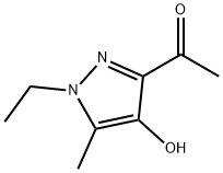 1-(1-Ethyl-4-hydroxy-5-methyl-1H-pyrazol-3-yl)ethanone Structure