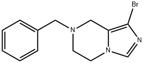 7-苄基-1-溴-5,6,7,8-四氢咪唑并[1,5-A]吡嗪, 1188264-70-1, 结构式
