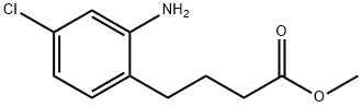 METHYL 4-(2-AMINO-4-CHLOROPHENYL)BUTANOATE Structure