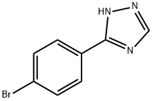 5-(4-溴苯基)-1H-1,2,4-三唑 结构式