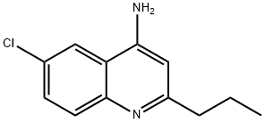 4-Amino-6-chloro-2-propylquinoline 结构式
