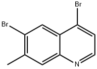 4,6-Dibromo-7-methylquinoline 结构式