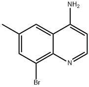 4-Amino-8-bromo-6-methylquinoline Struktur