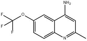4-Amino-2-methyl-6-trifluoromethoxyquinoline Structure