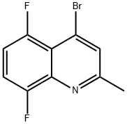 4-Bromo-5,8-difluoro-2-methylquinoline 结构式