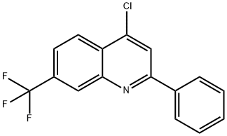 4-Chloro-2-phenyl-7-trifluoromethylquinoline 结构式