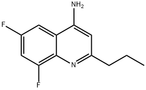 4-Amino-6,8-difluoro-2-propylquinoline Structure