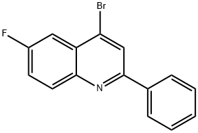 4-Bromo-6-fluoro-2-phenylquinoline Struktur