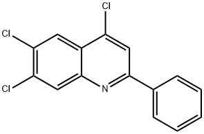 2-Phenyl-4,6,7-trichloroquinoline 结构式