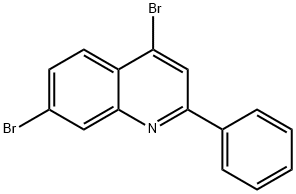 4,7-二溴-2-苯基喹啉, 1189105-95-0, 结构式