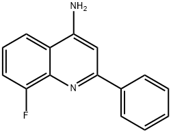 4-Amino-8-fluoro-2-phenylquinoline Struktur