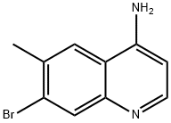 4-Amino-7-bromo-6-methylquinoline Struktur
