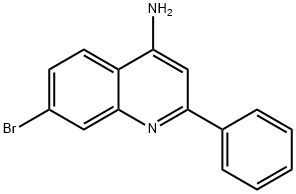 4-Amino-7-bromo-2-phenylquinoline Struktur