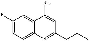 4-Amino-6-fluoro-2-propylquinoline Struktur