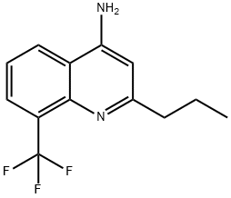 4-Amino-2-propyl-8-trifluoromethylquinoline Structure