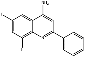 4-Amino-6,8-difluoro-2-phenylquinoline Struktur