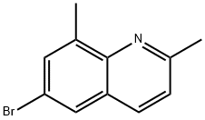 6-Bromo-2,8-dimethylquinoline Structure