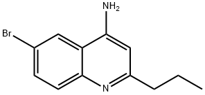 4-Amino-6-bromo-2-propylquinoline Struktur