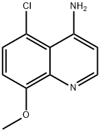 4-Amino-5-chloro-8-methoxyquinoline Struktur