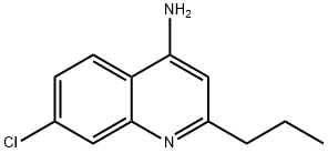 4-амино-7-хлор-2-propylquinoline структура