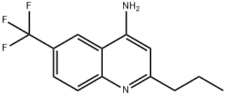 4-Amino-2-propyl-6-trifluoromethylquinoline Struktur