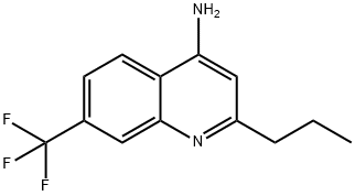 4-Amino-2-propyl-7-trifluoromethylquinoline,1189107-38-7,结构式