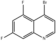4-Bromo-5,7-difluoroquinoline Structure