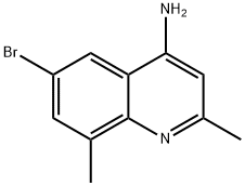 4-Amino-6-bromo-2,8-dimethylquinoline Structure